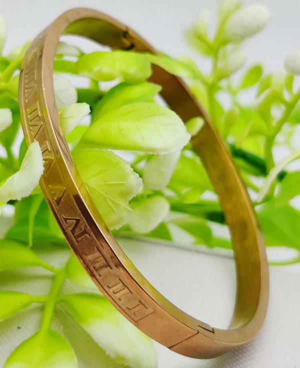 Roman Numeral Bracelet – Adjustable And Imported Cartier Gold Bracelets | Best Quality Artificial Bracelet - GOAT Mart