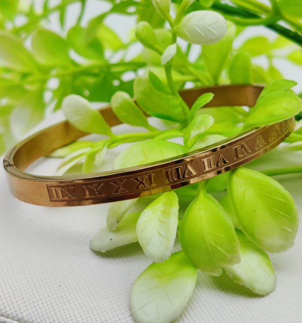 Roman Numeral Bracelet – Adjustable And Imported Cartier Gold Bracelets | Best Quality Artificial Bracelet - GOAT Mart