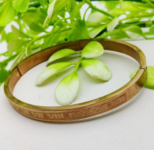 Roman Numeral Bracelet – Adjustable And Imported Cartier Gold Bracelets | Best Quality Artificial Bracelet - GOAT Mart